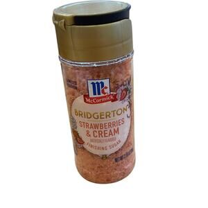 New McCormick Limited Edition Bridgerton Strawberries and Cream Finishing Sugar
